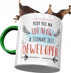 Zöld fejlesztő bögre Nincs tökéletes fotónyomtatással