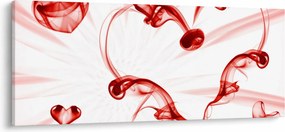 Szív a füstből képe (120x50 cm)