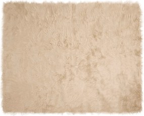 vidaXL Műgyapjú Szőnyeg Tafalla Bézs 200 x 280 cm Poliészter