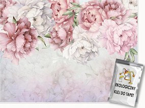 Fotótapéta Virágok Rózsaszín Bazsarózsa A Nappali Hálószobájába Fali Tapéta 200x140