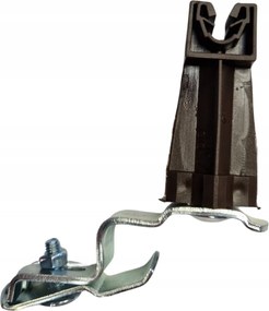 Hullámos tetőcserép tartó univerzális huzalhoz Barna