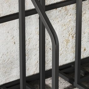 SPORTNOW Kerékpár Állvány, 3 Kerékpár Parkoló Támogatás, Felületi Kosárral és 4 Állítható S Horoggal, Hely Különböző Kerékpárokhoz, Felnőtteknek és Gy