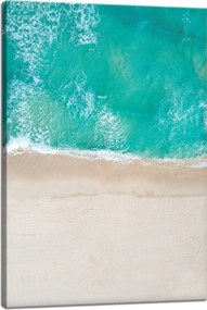 Vászonkép Víz Tengerpart Hullámok Nap 40x60 cm Ideális ajándék