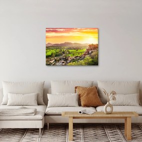 Kép a Hampi-völgyről Indiában (70x50 cm)