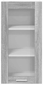 Függő szekrény Riga 2 pcs Szürke Sonoma 40 x 31 x 80 cm Faanyag