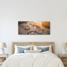 Kép - Hajnal a kanyarulaton (120x50 cm)