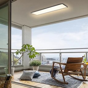 Brilagi - LED Dimmelhető lámpa SLIMFRAME LED/58W/230V 120x30 cm fekete + távirányító