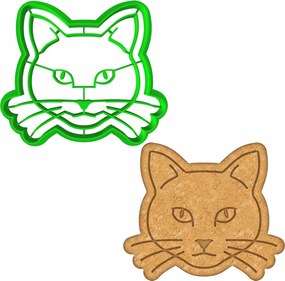 Forma Lyukasztó Sütemény- és Mézeskalácsvágó Halloween Cica Macska