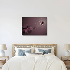A pillangó virágának képe (üvegen) (70x50 cm)