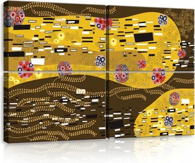 Vászonkép 120x80 Absztrakt dísz modernizmus dekoratív szimbólumok dinamika