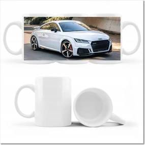 Fényképes bögre fehér Audi Quattro Tt Rs