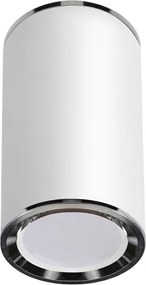 Mennyezeti lámpatest falra szerelhető kerek cső Megan Dwl GU10 fehér