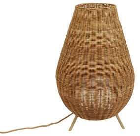 Dimmelhető rattan állólámpa IP65-ös védelemmel és távirányítóval - Saona