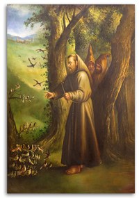 Gario Vászonkép Assisi Szent Ferenc Méret: 70 x 100 cm