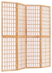 4 paneles japán stílusú összecsukható paraván 160 x 170 cm