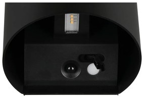 USB LED fali kültéri lámpa mozgásérzékelővel (magasság 10 cm) Genie – Trio