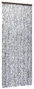 barna és bézs zsenília rovarfüggöny 90 x 220 cm