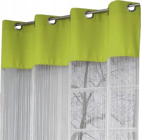 Függöny Spagetti 150x250 cm spagetti Fehér lime szövet