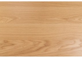 Kinyitható étkezőasztal tölgyfa dekoros asztallappal 180x90 cm Montreux - Actona