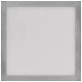 LED Mennyezeti lámpa LED/12,5W/230V 3000/3500/4000K 17x17 cm króm