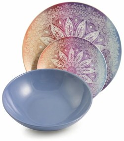 Canvas 18 db-os porcelán és agyagkerámia étkészlet - Villa d'Este