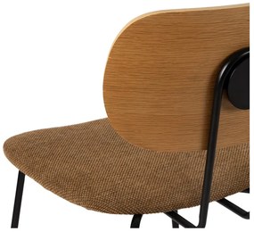 Barna-natúr színű étkezőszék szett 4 db-os Cleo – Ixia