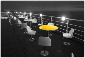 Poszterek 155x105 SĂĄrga dohĂĄnyzĂłasztal