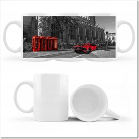 Oxford University Uk nyomott mintás bögre