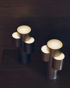 Ezüstszínű fém LED dimmelhető asztali lámpa (magasság 26,5 cm) Adrina – Kave Home