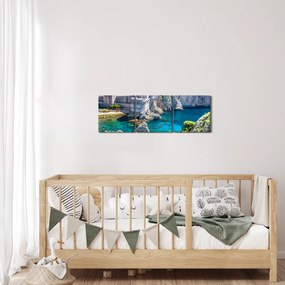 Kép - Dubrovnik (órával) (90x30 cm)