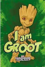 Plakát Guardians of the Galaxy - I am Groot, (61 x 91.5 cm)