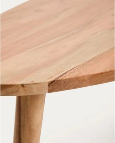 Natúr színű akácfa dohányzóasztal 60x110,5 cm Duvani – Kave Home