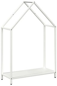 fehér hidegen hengerelt acél tűzifatároló 60x25x90 cm