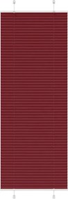 vidaXL pliszírozott redőny Bordeaux piros 70x200 cm szövetszélesség