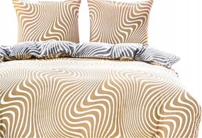 Ágynemű garnitúra 220x200 +2x 70x80 kétoldalas szatén pamut