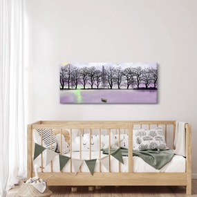 Kép - Bárkák a tavon (120x50 cm)