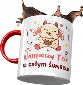 Piros bögre apósnak Anyós ajándék fényképes nyomtatással