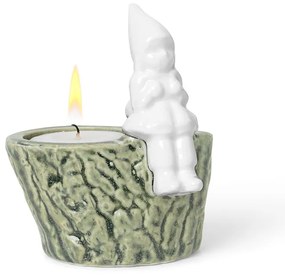 Christmas Tales karácsonyi porcelán és agyagkerámia gyertyatartó, hosszúság 8,5 cm - Kähler Design