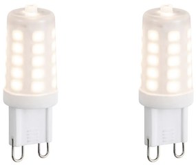 2 db G9 dimmelhető LED izzó opál üveg 3W 250lm 2700K