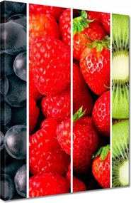 Vászonkép 30x40 Szivárványos gyümölcs mix