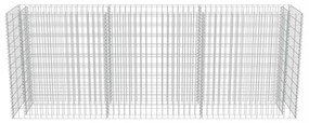 vidaXL horganyzott acél gabion magaságyás 270 x 50 x 100 cm