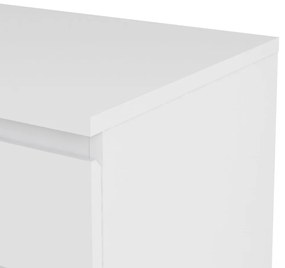 Fehér magas komód 77x107 cm Nova – Tvilum