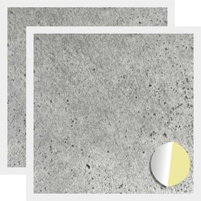 vidaXL Öntapadó csavar borító 2 pcs Beton Szürke Ø 20 x 0,5 mm