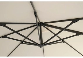 Bézs napernyő ø 350 cm Shadowflex Deluxe – Hartman