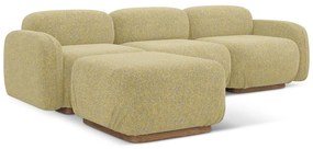 Sárga moduláris sarokkanapé (variálható sarok) Ailani – Makamii