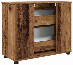 Fürdőszoba Székény fiókkal Régi fa 76.5 x 35 x 64 cm Faanyag