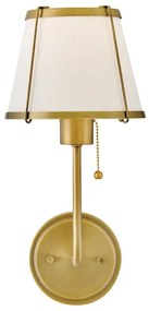 Hinkley HK-CLARKE1-DBR-OW - Fali lámpa CLARKE 1xE27/40W/230V réz/fehér