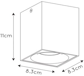 Lucide 09913/05/31 - LED állítható spotlámpa BENTOO 1xGU10/5W/230V fehér