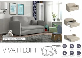 VIVA LOFT III. előre nyíló rugós kanapé