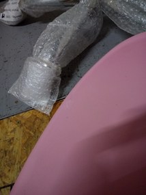 AKCIÓ Rózsaszín irodai szék PRINT II. osztály